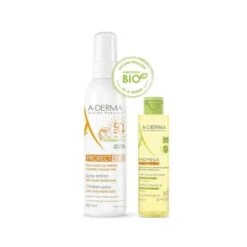 A Derma A-derma Duo Protect Kids Spray 200ml + Olio 100ml Omaggio