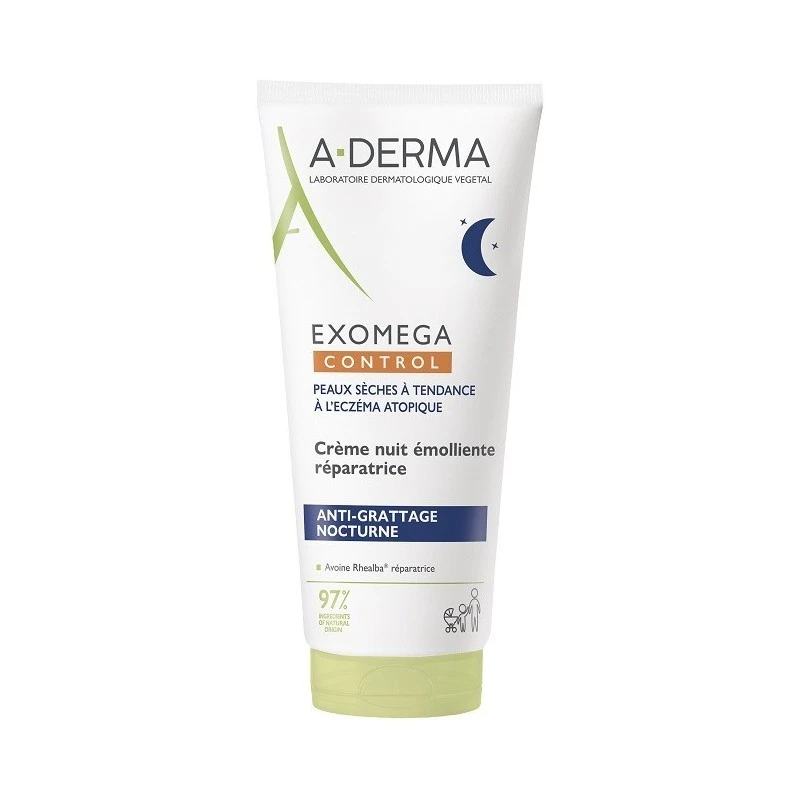 A-derma Exomega Control Crema Notte 200 Ml 1 A-derma Exomega Control Crema Notte 200 Ml