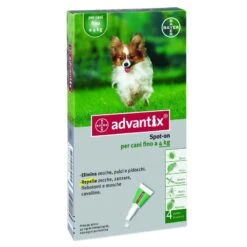 Bayer ADVANTIX SPOT ON*soluz 4 Pipette 0,4 Ml 40 Mg + 200 Mg Canifino A 4 Kg