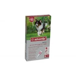 Bayer ADVANTIX SPOT ON*soluz 4 Pipette 2,5 Ml 250 Mg + 1.250 Mg Cani Da 10 A 25 Kg