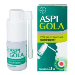 Bayer Aspi Gola 0,25% Collutorio E Spray Per Mucosa Orale: Sollievo Immediato Per Mal Di Gola E Irritazioni