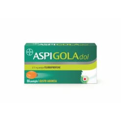 Bayer Aspigoladol Pastiglie Gusto Arancia – Sollievo Rapido Per Il Mal Di Gola
