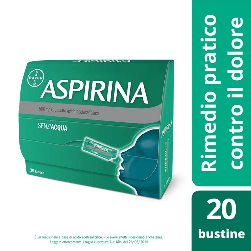 Bayer Aspirina 500 Mg Granulato 2 Bayer Aspirina 500 Mg Granulato - immagine 2