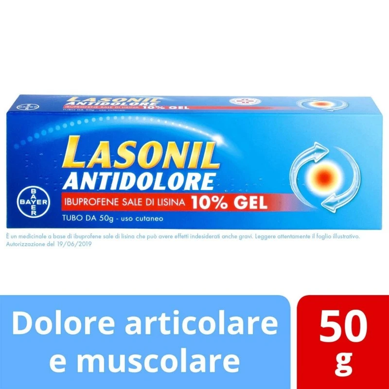Bayer Lasonil Antidolore 10% Gel 1 Bayer Lasonil Antidolore 10% Gel