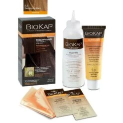 Bios Line Biokap Nutricolor 5,3 New Castano Oro Chiaro Tinta Tubo + Flacone