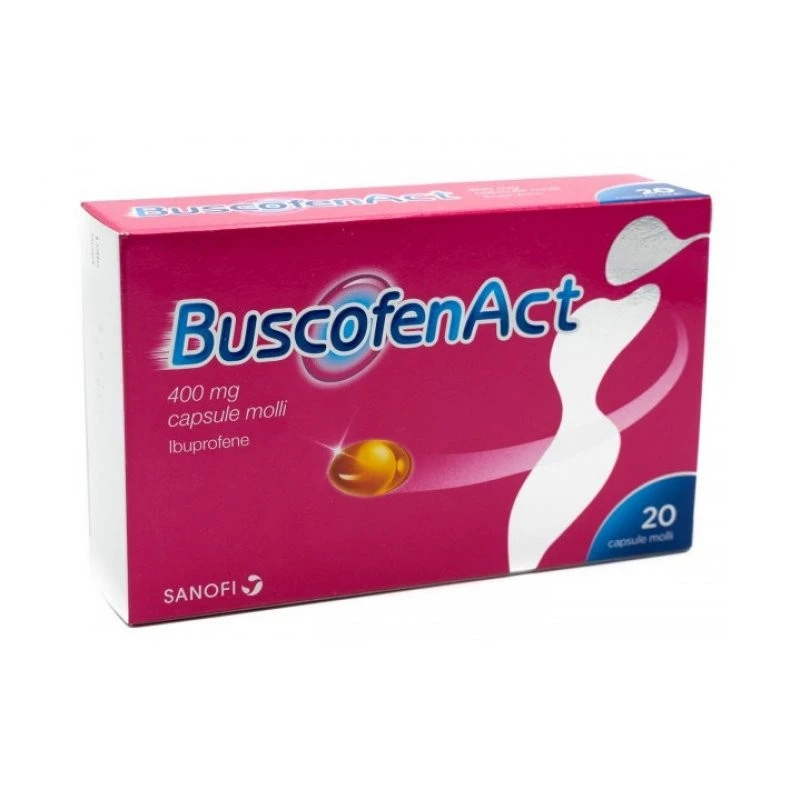 Buscofenact 20 Capsule Molli 400mg 1 Buscofenact 20 Capsule Molli 400mg