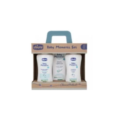 Chicco Baby Moments Set Bagnoschiuma Pelli Delicate 200 Ml + Shampoo Pelli Delicate 200 Ml + Acqua Di Colonia Baby Smell Pelli D