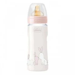 CHICCO BIBERON ORIGINAL 330ML TOUCH REGULAR GIRL CON TETTARELLA IN CAUCCIU'