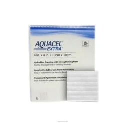 Convatec Italia Aquacel Extra Medicazione Con Carbossimetilcellulosa Sodica 10x10 Cm 5 Pezzi