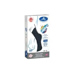 Desa Pharma Sauber Calza Uomo Fantasia Q-skin 70 Den Blu Pois Rossi Taglia M Promo