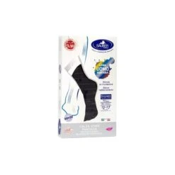 Desa Pharma Sauber Calza Uomo Fantasia Q-skin 70 Den Nero Riga Sottile Denim Taglia P Promo