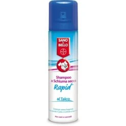 Bayer Elanco Italia Sano E Bello Shampoo Mousse Rapid Classico Flacone 300 Ml Per Lavaggio Senz'acqua