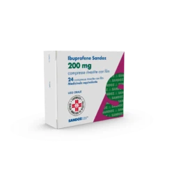 Ibuprofene Sandoz 200mg 24 Compresse Rivestite Con Film