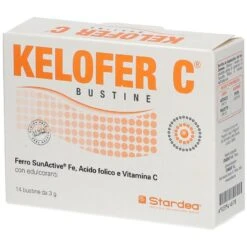 Kelofer C 14 Bustine: Integratore Di Ferro Liposomiale E Vitamina C