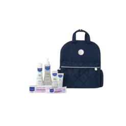 Laboratoires Expanscience Mustela Zaino Borsa 2024 1 Mustela Detergente Delicato 200 Ml + 1 Pasta Cambio 50 Ml + 1 Fluido S/r 30