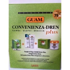 Lacote Guam Kit Fanghi Dren 3 Pezzi 1 Fango Dren Plus 500 G + 1 Fangocrema 200 Ml + 1 Britannia Dren Plus Integratore 360 Ml