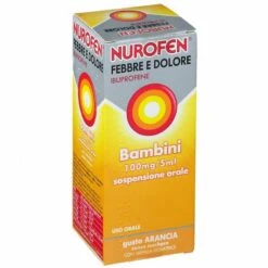 Nurofen Febbre E Dolore Bambini 100mg/5ml Gusto Arancia 150ml