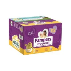 Pampers® Pannolini Quadripack Pampers Progressi Tg.2 Mini 112 Pezzi