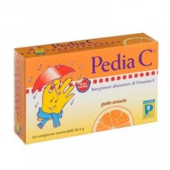 Pedia C Arancia 24 Compresse Masticabili – Integratore Di Vitamina C Per Il Benessere Dei Bambini