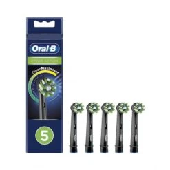 Oral B Procter & Gamble Oralb Cross Action Black Eb50 Testine Per Spazzolino Elettrico 5 Pezzi