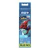 Oral B Procter & Gamble Oralb Kids Spiderman Testine Per Spazzolino Elettrico 4 Pezzi