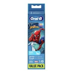 Oral B Procter & Gamble Oralb Kids Spiderman Testine Per Spazzolino Elettrico 4 Pezzi