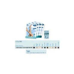 Sauber Collant 140 Denari Maglia Microrete Nero Tg.5