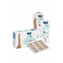Sauber System Ven Kit Compresse + Gel: Sollievo Completo Per Gambe Pesanti E Vene Varicose