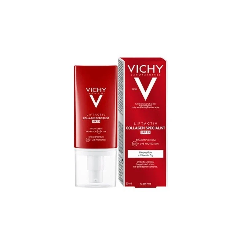 Vichy Liftactive Collagen Spec Anti Macchie Spf25 50 Ml 1 Vichy Liftactive Collagen Spec Anti Macchie Spf25 50 Ml