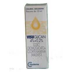 Visufarma Visuglican 40mg/ml + 2mg/ml Collirio, Soluzione