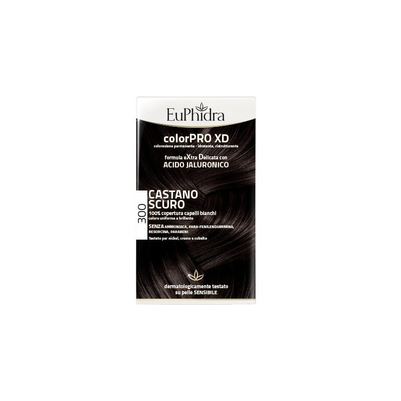Zeta Farmaceutici Euphidra Colorpro Xd 300 Castano Scuro Gel Colorante Capelli In Flacone + Attivante + Balsamo + Guanti 1 Zeta Farmaceutici Euphidra Colorpro Xd 300 Castano Scuro Gel Colorante Capelli In Flacone + Attivante + Balsamo + Guanti